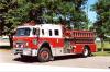 Photo of Thibault serial T85-117, a 1985 International pumper of the Burlington Fire Department in Ontario.