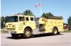 Photo of Thibault serial T85-160, a 1985 Ford pumper of the Palmerston Fire Department in Ontario.