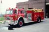 Photo of Thibault serial T87-130, a 1987 International pumper of the Ottawa Fire Department in Ontario.
