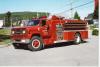 Photo of Thibault serial T86-135, a 1986 GMC pumper of the Mattawa Fire Department in Ontario.