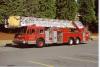 Photo of Thibault serial T86-157, a 1987 Amertek platform of the Burnaby Fire Department in British Columbia.