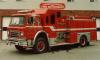 Photo of Thibault serial T87-107, a 1987 International pumper of the Uxbridge Township Fire Department in Ontario.