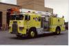 Photo of Thibault serial T88-124, a 1988 Freightliner pumper of the Hamilton Fire Department in Ontario.
