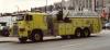 Photo of a 1988 Freightliner Thibault aerial of the Hamilton Fire Department in Ontario.