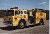Photo of Thibault serial T88-155, a 1988 Ford pumper of the Hamilton Fire Department in Ontario.