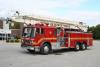 Photo of Thibault serial T89-113, a 1989 Mack pumper of the North Perth Fire Department in Ontario.