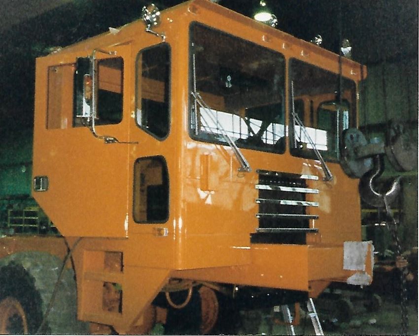 Photo of King-Seagrave serial 840080, a 1985 snowblower cab.