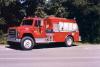 Photo of Anderson serial MS-2.5-30, a 1980 International tanker of the Qualicum Beach Fire Department in British Columbia.
