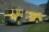 Photo of Anderson serial CS-1050-81, a 1985 International pumper of the Spences Bridge Fire Department in British Columbia.