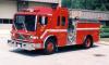 Photo of Anderson serial CS-1250-84, a 1986 Mack pumper of the Mississauga Fire Department in Ontario.