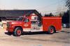 Photo of Anderson serial MS-625-111, a 1987 Ford pumper of the Kersley Fire Department in British Columbia.
