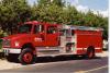 Photo of Anderson serial 93120ICMJ94002660, a 1994 Freightliner pumper of the Fording Coal Fire Department in British Columbia.