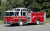 Photo of Anderson serial 93181KEMG95002710, a 1995 Spartan pumper of the Lac La Hache Fire Department in British Columbia.