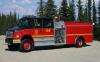 Photo of Anderson serial 94088ICNJ95002770, a 1995 Freightliner pumper of the Big White Fire Department in British Columbia.