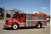 Photo of Anderson serial 94111IANE002795, a 1995 Freightliner pumper of the Fernie Fire Department in British Columbia.