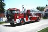 Photo of King-Seagrave serial M7085, a 1961 King-Seagrave Custom aerial of the Brantford Fire Department in Ontario.