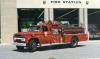 Photo of King-Seagrave serial 64009, a 1964 GMC pumper of the Amherstburg Fire Department in Ontario.