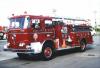 Photo of King-Seagrave serial 64085, a 1965 King-Seagrave Custom pumper of the Brantford Fire Department in Ontario.