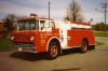 Photo of King-Seagrave serial 66102, a 1967 Ford tanker of the East Gwillimbury Township Fire Department in Ontario.