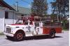 Photo of King-Seagrave serial 67002, a 1967 GMC pumper of the White River Township Fire Department in Ontario.