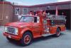 Photo of King-Seagrave serial 68009, a 1968 GMC pumper of the Penetanguishene Fire Department in Ontario.