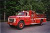 Photo of King-Seagrave serial 68013, a 1968 GMC pumper of the Essa Township Fire Department in Ontario.