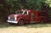 Photo of King-Seagrave serial 69001, a 1969 GMC pumper of the Lobo Township Fire Department in Ontario.