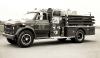 King-Seagrave delivery photo of serial 69001, a 1969 GMC pumper of the Lobo Township Fire Department in Ontario.