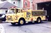 Photo of King-Seagrave serial 69019, a 1969 GMC pumper of the Lindsay-Ops Fire Department in Ontario.