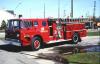 Photo of King-Seagrave serial 69031, a 1970 Ford pumper of the Oakville Fire Department in Ontario.