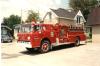 Photo of King-Seagrave serial 69045, a 1970 Ford pumper of the Westminster Fire Department in Ontario.