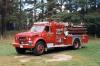 Photo of King-Seagrave serial 70010, a 1970 GMC pumper of the Manvers Township Fire Department in Ontario.