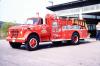 Photo of King-Seagrave serial 70010, a 1970 GMC pumper of the Peterborough Fire Department in Ontario.