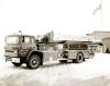 King-Seagrave delivery photo of serial 71011, a 1972 International quint of the Goderich Fire Department in Ontario.