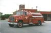 Photo of King-Seagrave serial 71012, a 1971 Ford tanker of the Anderdon Township Fire Department in Ontario.