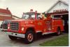 Photo of King-Seagrave serial 71016, a 1972 Ford pumper of the Sault Ste. Marie Fire Department in Ontario.