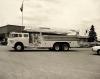King-Seagrave delivery photo of serial 71027, a 1972 Ford Snorkel platform of the Scarborough Fire Department in Ontario.