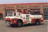 Photo of King-Seagrave serial 71034, a 1972 Ford pumper of the Midland Fire Department in Ontario.