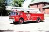 Photo of King-Seagrave serial 71042, a 1972 Ford pumper of the Paris Fire Department in Ontario.