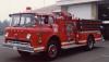Photo of King-Seagrave serial 72001, a 1972 Ford pumper of the Grimsby Fire Department in Ontario.