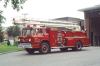 Photo of King-Seagrave serial 72002, a 1972 Ford pumper of the Port Hope Fire Department in Ontario.