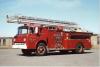Photo of King-Seagrave serial 76082, a 1977 Ford pumper of the Ocean Wave Fire Company in Ontario.