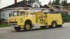 Photo of King-Seagrave serial 73075, a 1974 Ford pumper of the Timmins Fire Department in Ontario.
