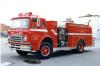 Photo of King-Seagrave serial 73082, a 1974 International  pumper of the Wallaceburg Fire Department in Ontario.