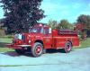 King-Seagrave delivery photo of serial 74003, a 1974 International  pumper of the Bothwell-Zone-Euphemia Fire Department in Ontario.