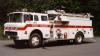 Photo of King-Seagrave serial 74010, a 1974 Ford pumper of the Port Hardy Fire Department in British Columbia.