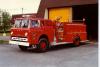 Photo of King-Seagrave serial 74017, a 1975 Ford pumper of the Sudbury Fire Department in Ontario.