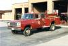 Photo of King-Seagrave serial 76042, a 1977 Dodge mini pumper of the Brantford Fire Department in Ontario.