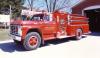 Photo of King-Seagrave serial 76087, a 1977 Ford pumper of the Forest Fire Department in Ontario.