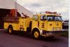 Photo of King-Seagrave serial 77001, a 1977 Kenworth pumper of the Sudbury Fire Department in Ontario.